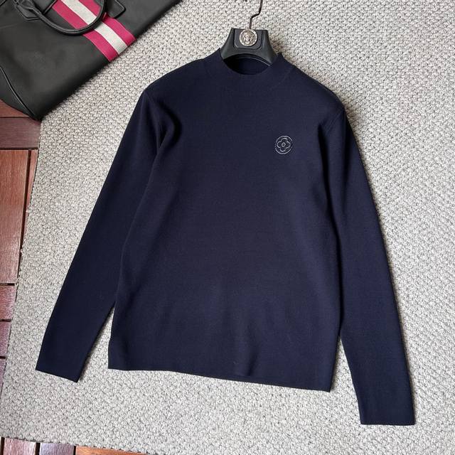 Lv A classic crew neck wool sweater highly recommended by British dandies and we