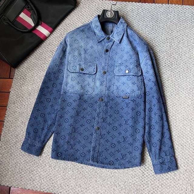 Louis 2025 Autumn/Winter New Jacket! High-end custom-made denim jacket, top-not