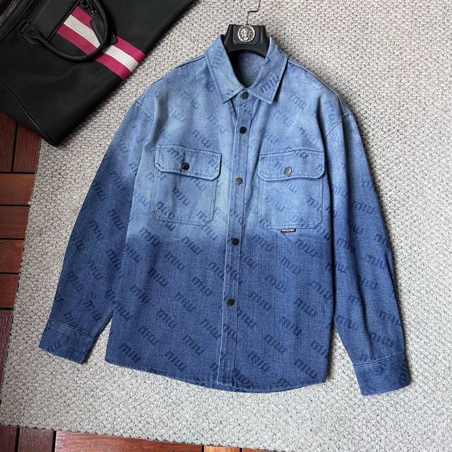 Miu 2025 Autumn/Winter New Jacket! High-end custom-made denim jacket, top-notch