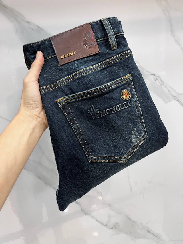 Moncler high-end custom-made jeans, 2025 early autumn latest style, available i