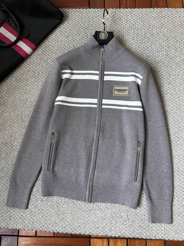 Baba's 2025 Autumn/Winter Men's Cardigan Jacket, custom-dyed with wool and cotto