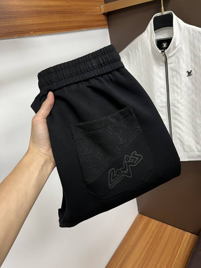 Lv 2025Ss Autumn New Arrival. High-quality, fashionable casual pants, custom-mad