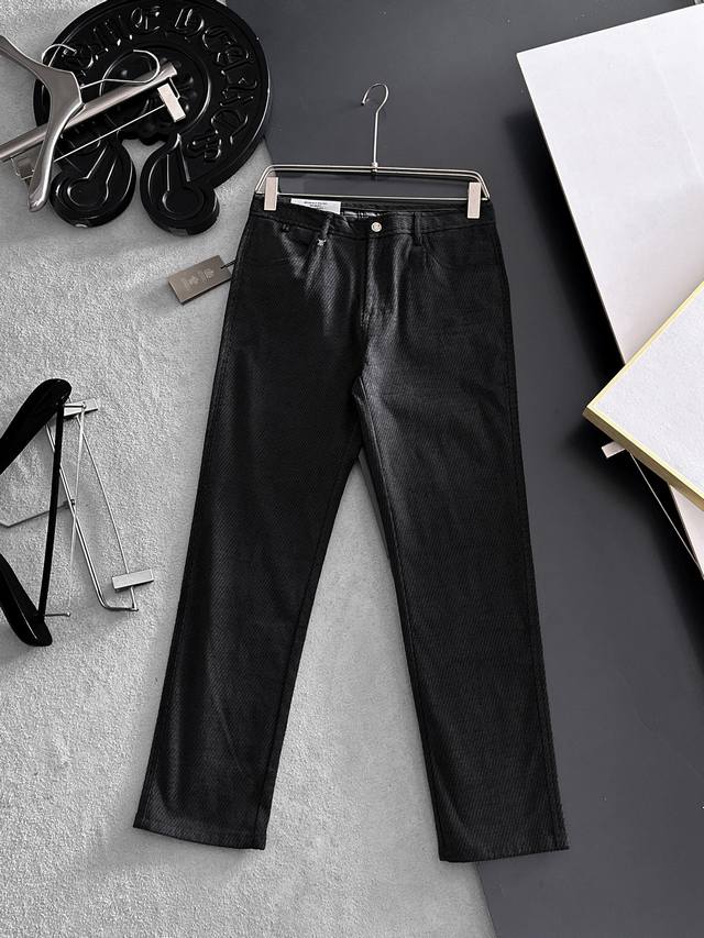 Burberr, New Autumn/Winter Thick Casual Pants & Dress Pants, High-End Custom-Mad