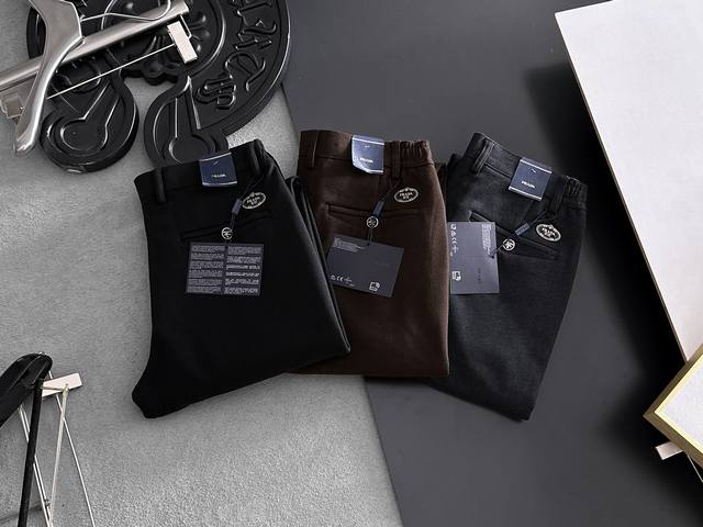 prad'' Casual trousers, new autumn/winter style, thick, high-end custom-made aut