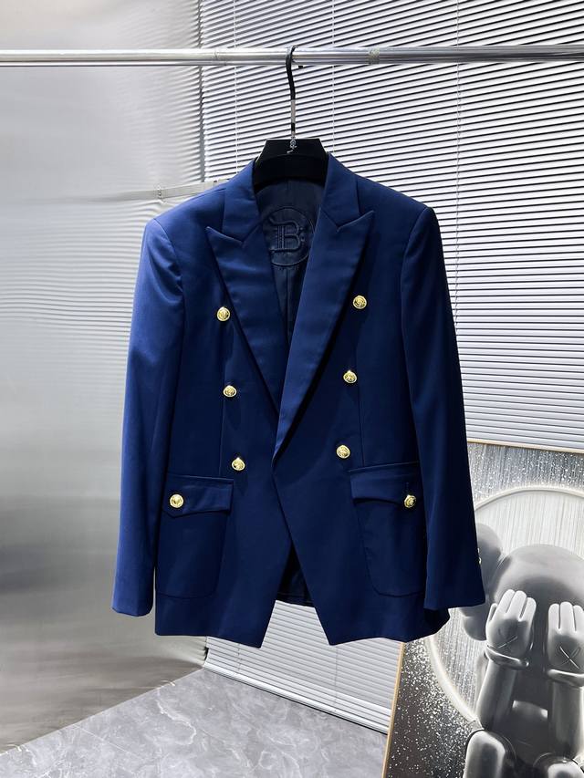 Balmain 2025 Spring/Autumn New Suit, High-end Version! Custom-made fabric for s