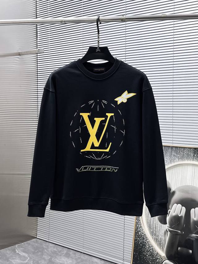Louis Vuitton LV 2025Ss New Long-Sleeve Crew Neck Sweatshirt, High-End Version!