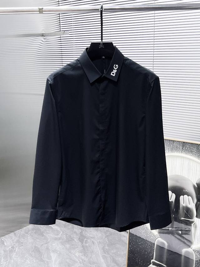 Dolce & Gabbana (Dg) 2025Ss New Long-Sleeve Shirt, High-End Version! Custom-mad