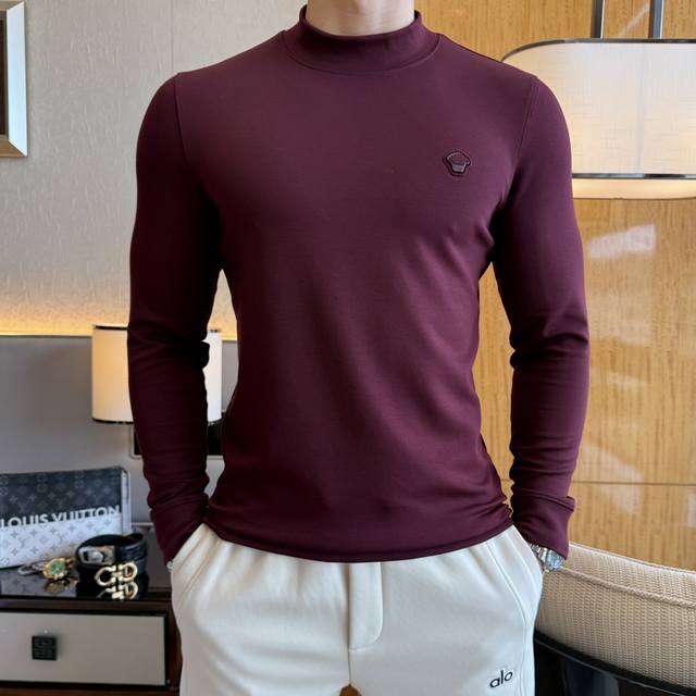 Versace 2025 Autumn Hot Selling Thin Fleece Long-Sleeve T-Shirt. Made with cust