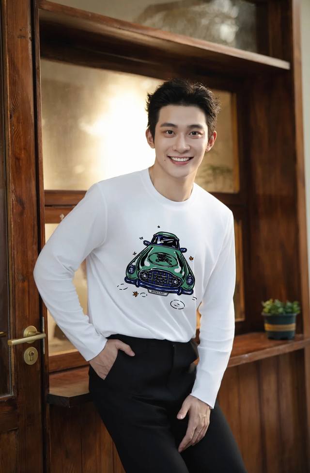 Bbr* Burberry 25S New Modal Long-Sleeve T-Shirt. A refreshed and upgraded versat