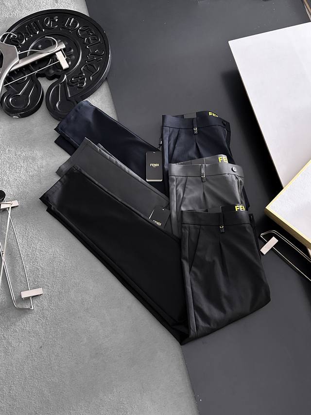 Fend''New Casual Pants/Dress Pants, Autumn/Winter Thick Style, High-End Custom-M