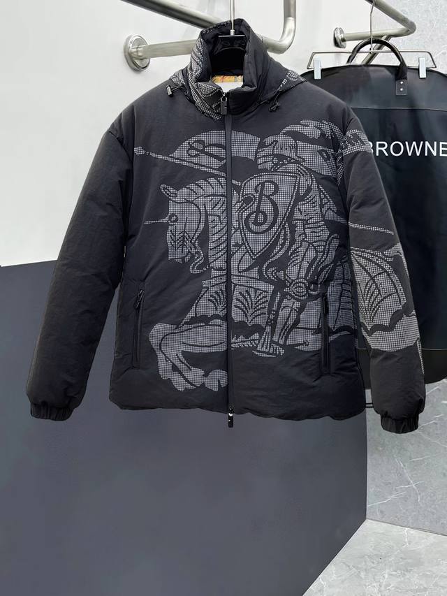 Burberry new cotton-padded jacket with all three labels intact. A runway new ar