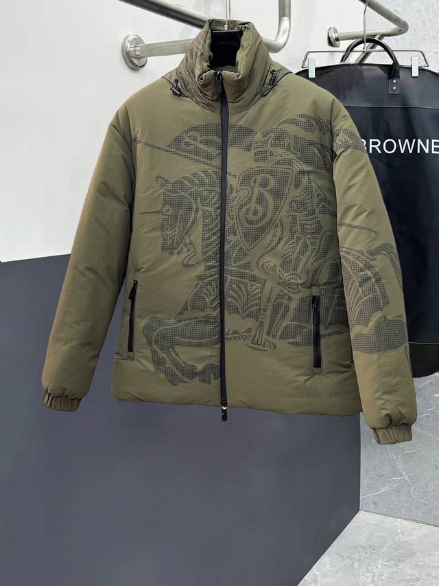 Burberry new cotton-padded jacket with all three labels intact. A runway new ar