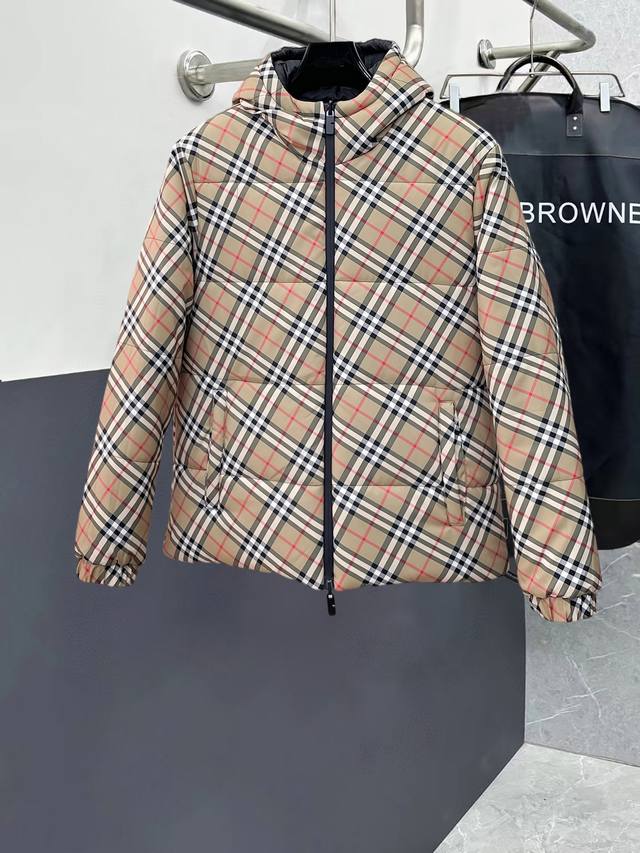 Burberry new cotton-padded jacket with all three labels intact. A runway new ar