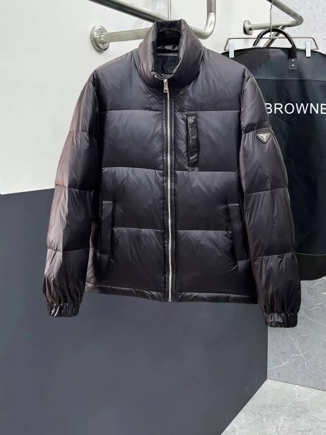 Prada's newest down jacket from their official website. This jacket, touted as