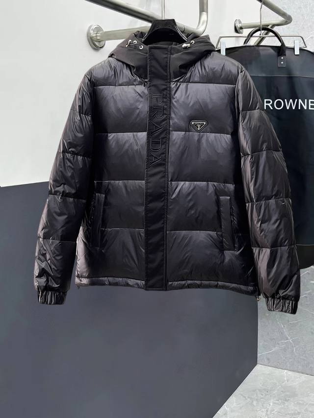 Prada's newest down jacket from their official website. This jacket, touted as