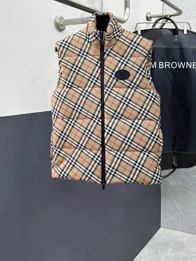 Burberry new down-filled cotton-padded jacket with all three labels intact. A r