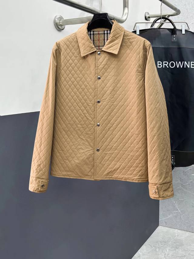 Burberry new down-filled cotton-padded jacket with all three labels intact. A r