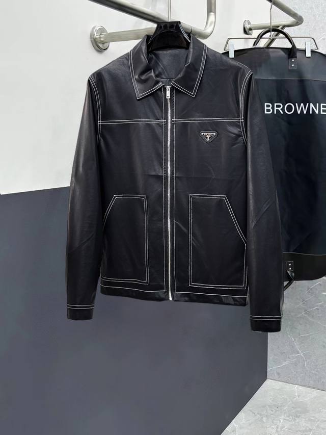 Prada High-Quality 2025 Spring New Arrival Jacket. A runway piece in perfect co