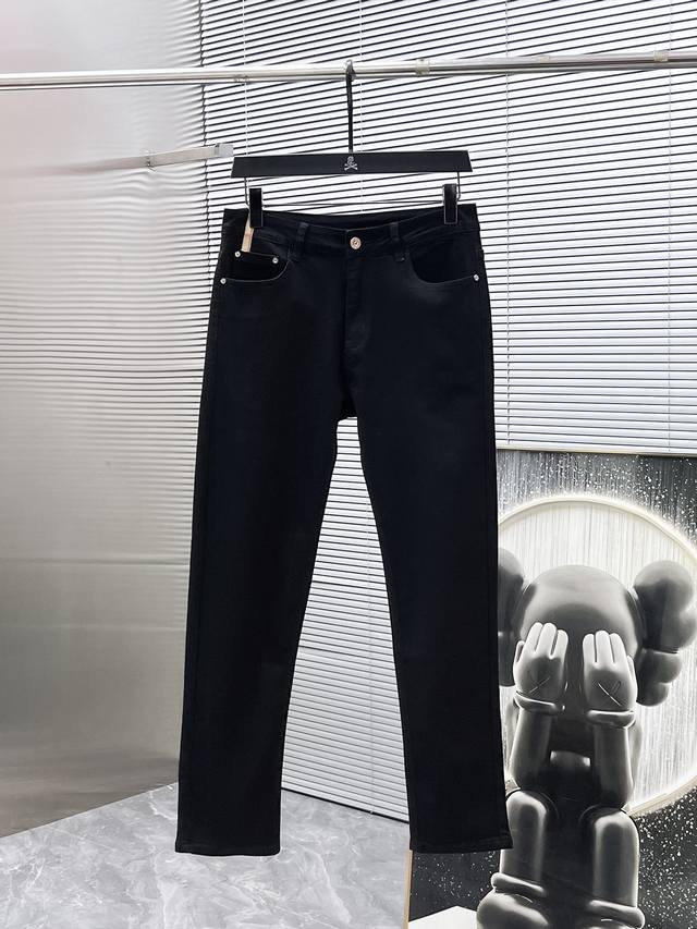 Burberry 2025Ss New Arrival Jeans, High-End Version! Custom-made fabric for sup