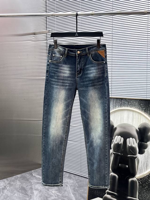 Armani 2025Ss New Arrival Jeans, High-End Version! Custom-made fabric for super
