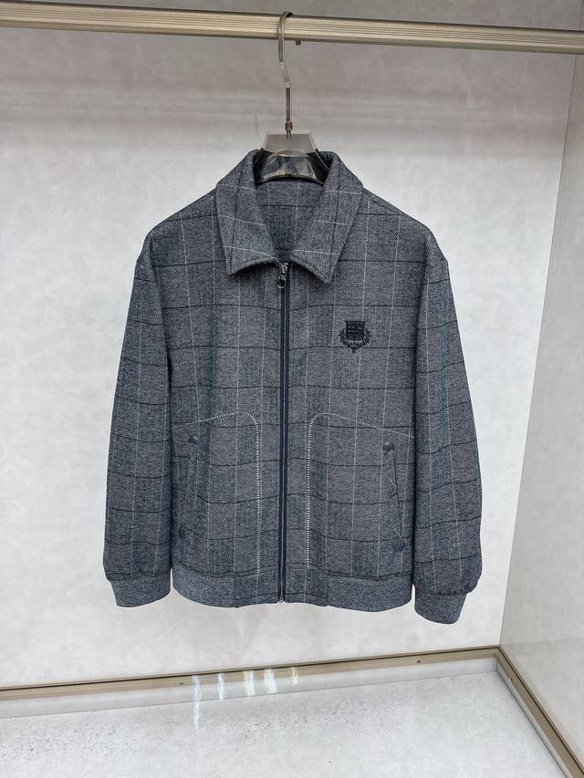 Lfw Autumn/Winter New Style Old Money Style Wool Lapel, made of imported wool bl