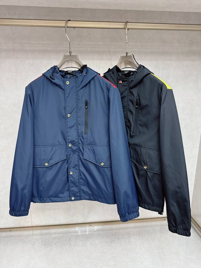 Fendi Exclusive New Men's Jacket - High-End Quality, Simple and Classic, Origina