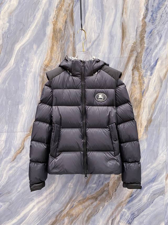 Hot Selling Down Jacket - Burberry 2025 New Arrival, Runway Item. Detachable sle