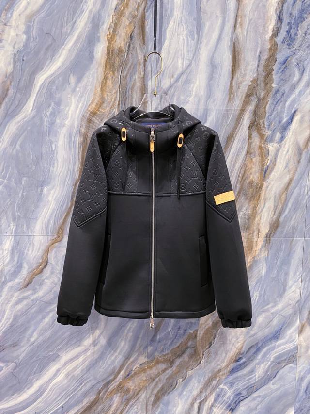 Lv Louis Vuitton 2025 Autumn/Winter New Coat, Custom Hardware, Imported Jacquard