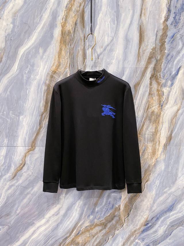 Burberry 2025 Fall/Winter New Fashion Casual Long-Sleeve T-Shirt, made from sel