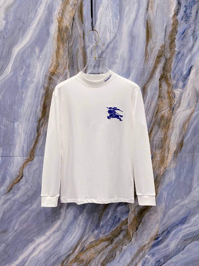 Burberry 2025 Fall/Winter New Fashion Casual Long-Sleeve T-Shirt, made from sel