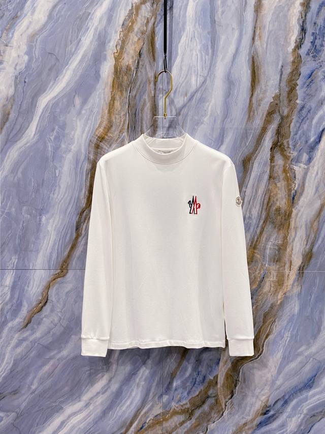 Moncler 2025 Autumn/Winter New Fashion Casual Long-Sleeve T-Shirt, made from se