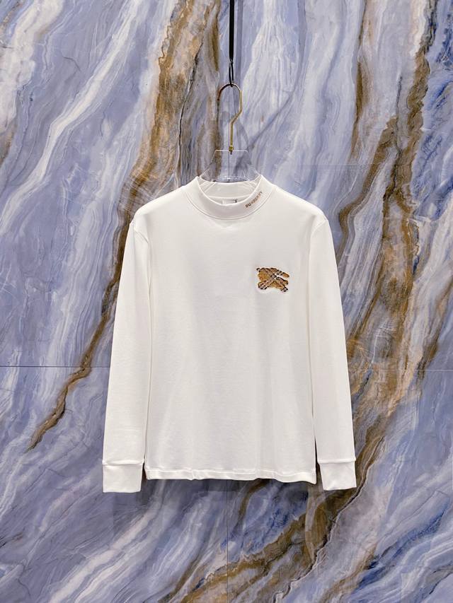 Burberry 2025 Fall/Winter New Fashion Casual Long-Sleeve T-Shirt, made from sel