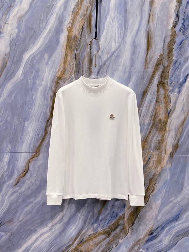 Moncler 2025 Autumn/Winter New Fashion Casual Long-Sleeve T-Shirt, made from se