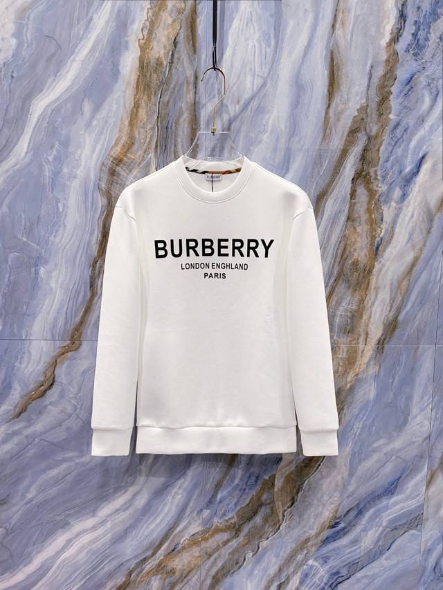 Burberry 2025 Fall/Winter Air Layer Crew Neck Sweatshirt Unisex Fashionable Casu