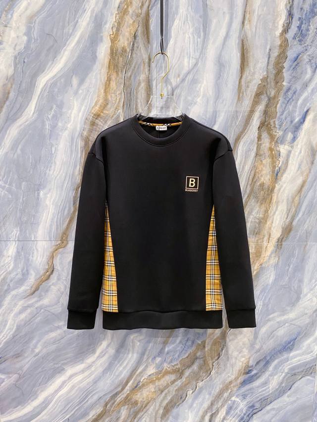 Burberry 2025 Autumn/Winter New Arrival Long-Sleeve Space Cotton Sweatshirt. Cla