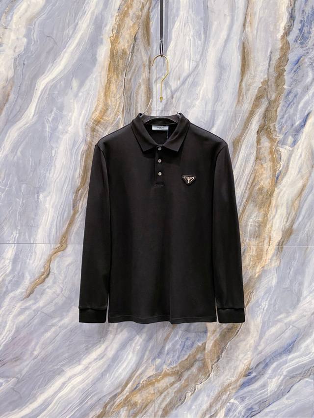 Prada 2025 Autumn/Winter New Long-Sleeved Polo Shirt, Hong Kong Trading Company