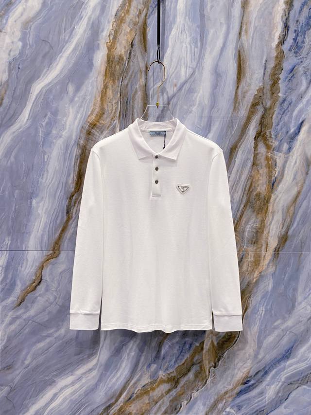 Prada 2025 Autumn/Winter New Long-Sleeved Polo Shirt, Hong Kong Trading Company