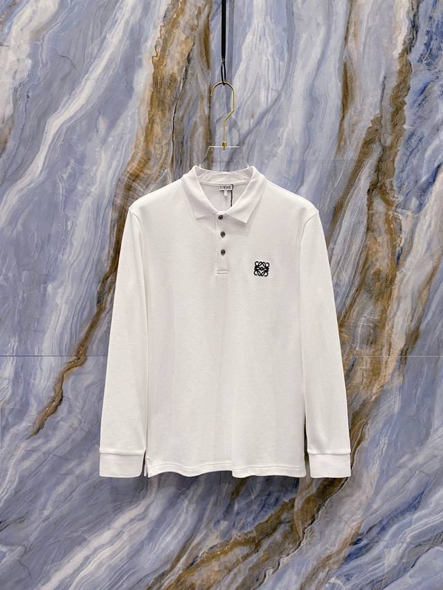 Loewe 2025 Autumn/Winter New Long-Sleeved Polo Shirt, Hong Kong Trading Company