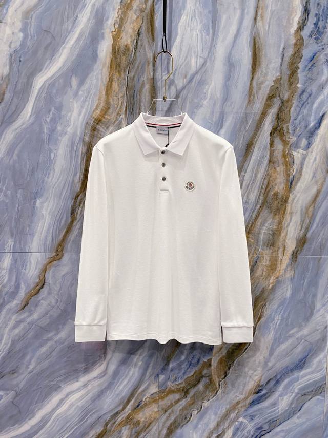 Moncler 2025 Autumn/Winter New Long-Sleeved Polo Shirt, Hong Kong Trading Compan