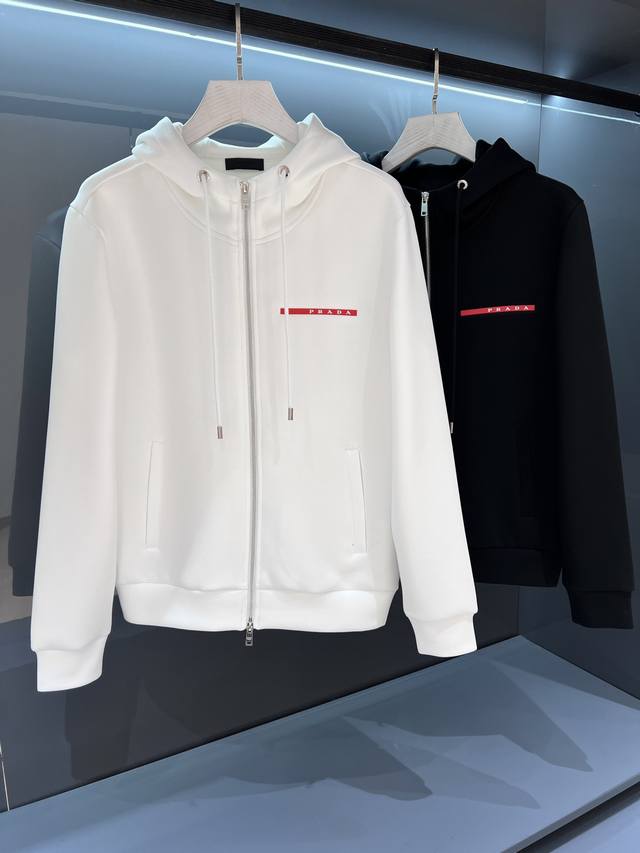 New Arrival: Pra Men's Fashionable Air-Cotton Casual Hooded Sweatshirt Jacket,