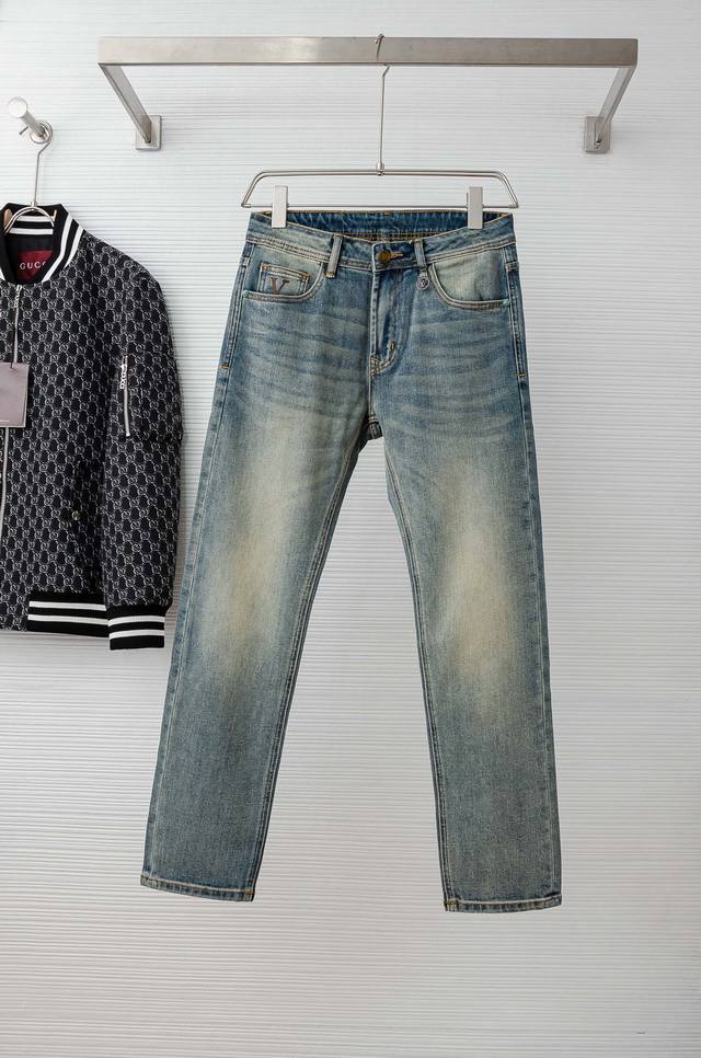 Lv 2025 Latest Men's Fashion Business Casual Denim Jeans!! DDD's high-end, luxur