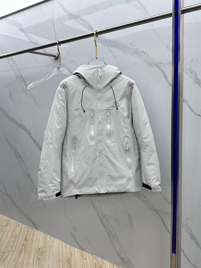 Kailas Men's Hooded Down Jacket with Outer Liner, Warm Hardshell, Ideal for Out