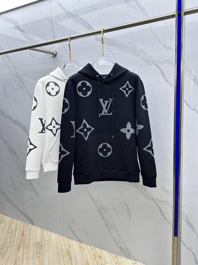 LV Louis Vuitton 2025 Autumn/Winter New Men's and Women's Hooded Sweatshirt. Sou