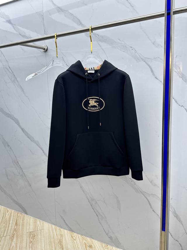 Burberry 2025 Autumn/Winter New Men's and Women's Hooded Sweatshirt. Sourced fro