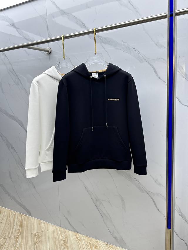 Burberry 2025 Autumn/Winter New Men's and Women's Hooded Sweatshirt. Sourced fro