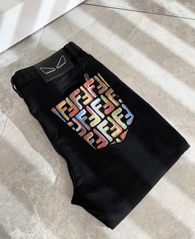 Fen*I Fendi 2025 Autumn/Winter New Arrival Casual Jeans! Italian factory order,