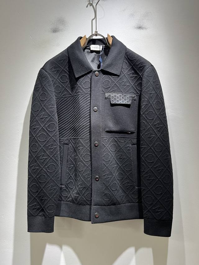 Monc*Ler 2025 Autumn/Winter Classic Knit Jacket, Urban Fashion Casual Style! Sup