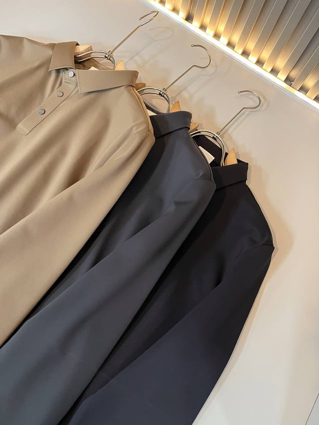 Bur*Erry 2025 Autumn/Winter New Men's Polo Shirt, featuring the brand's latest d