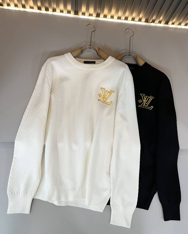 Louis Vuit*On 2025 Autumn/Winter Louis Vuitton Family Luxury Knit Wool Sweater!