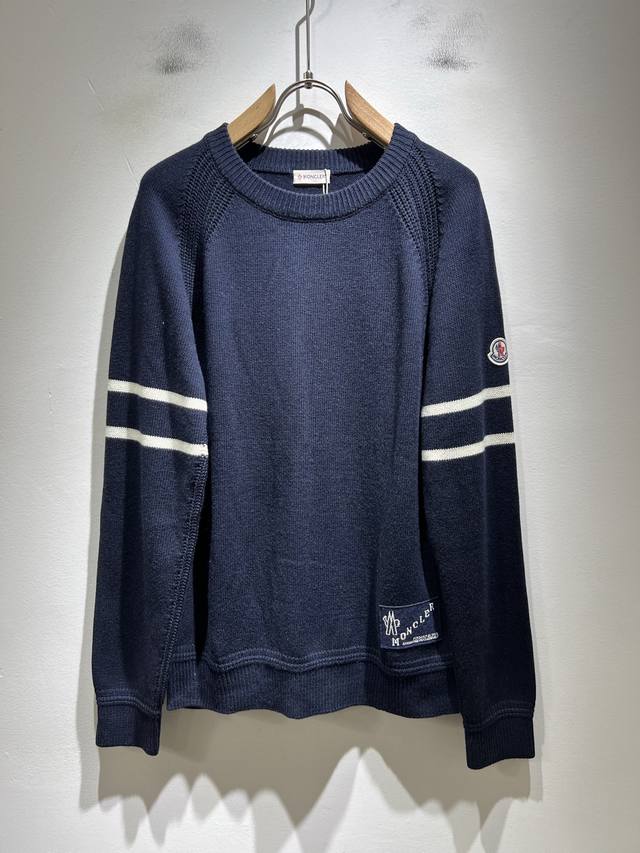 Moncl*R 2025 Autumn/Winter Unisex Couple Style Knitted Wool Sweater, Latest Trad